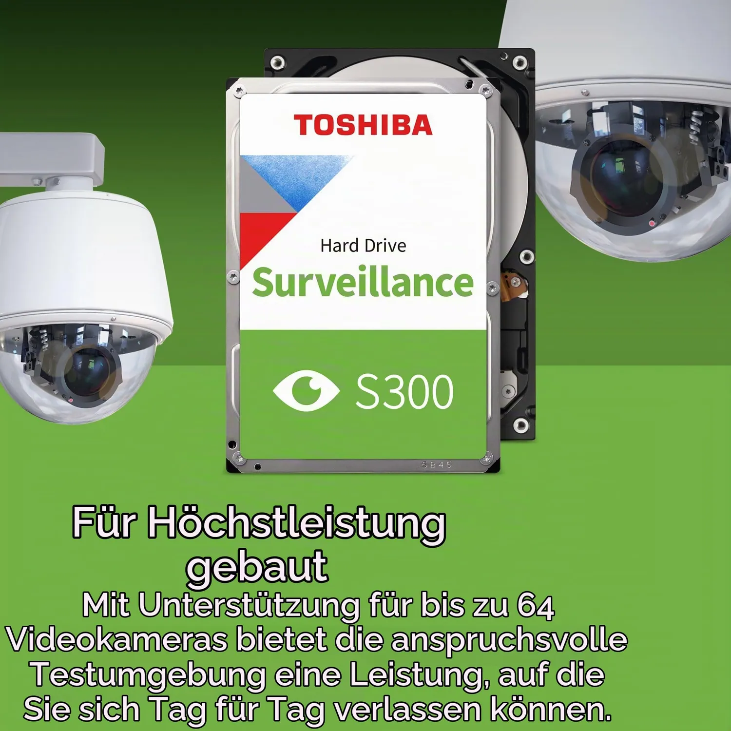 Toshiba S300 HDWT720UZSVA Festplatte 4TB Überwachung 5400rpm