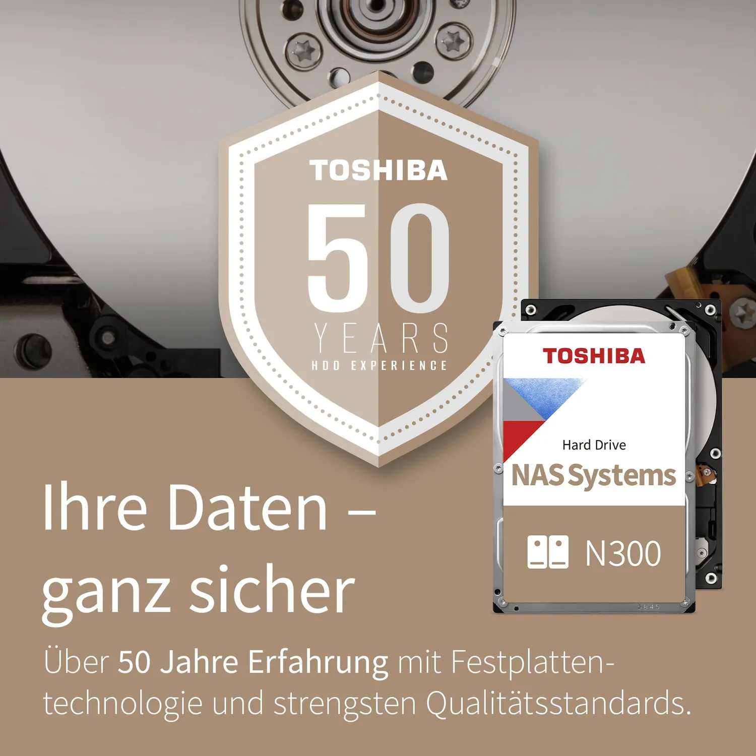 Toshiba N300 NAS-Festplatte 3,5 Zoll 4TB 7200rpm