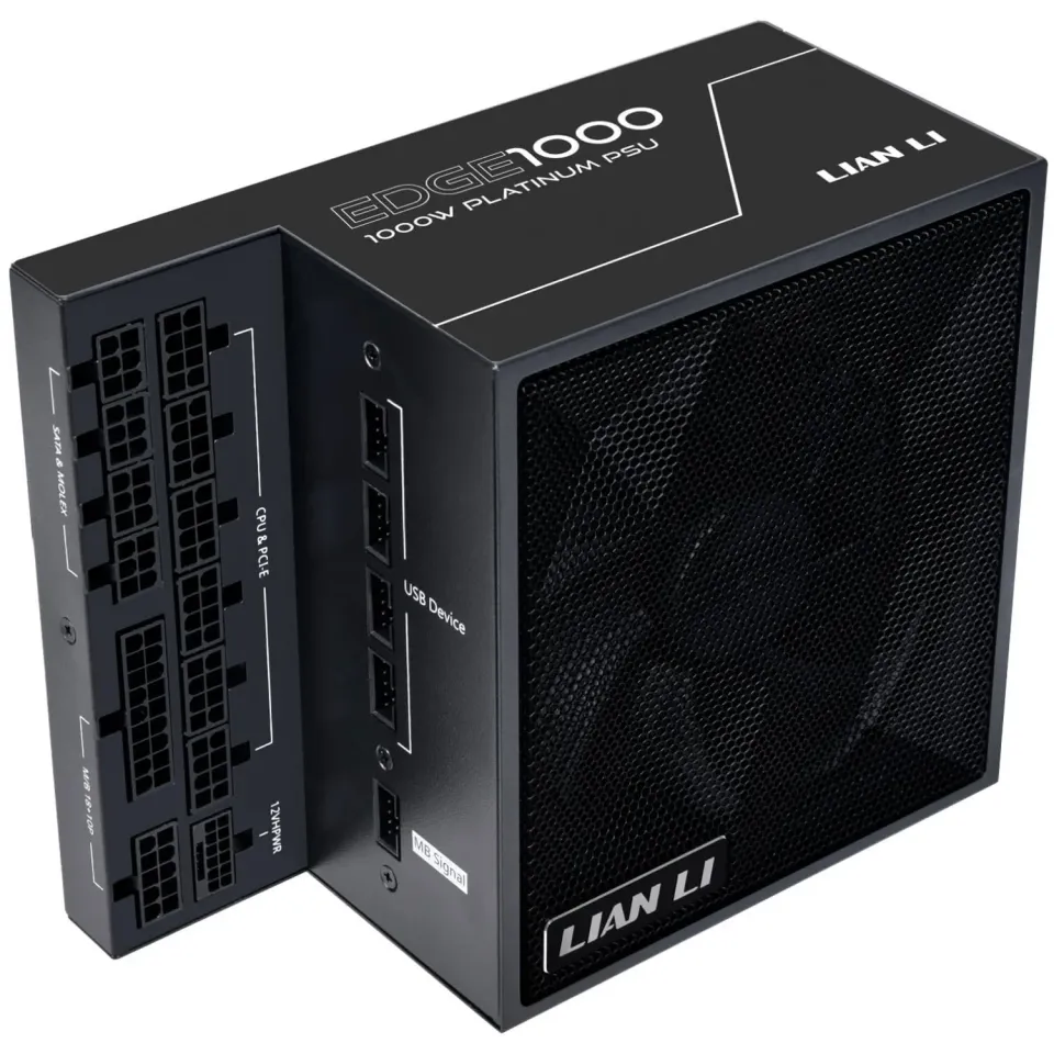 Lian Li Edge EG1000 Netzteil 1000W Platinum ATX 3.1 Schwarz