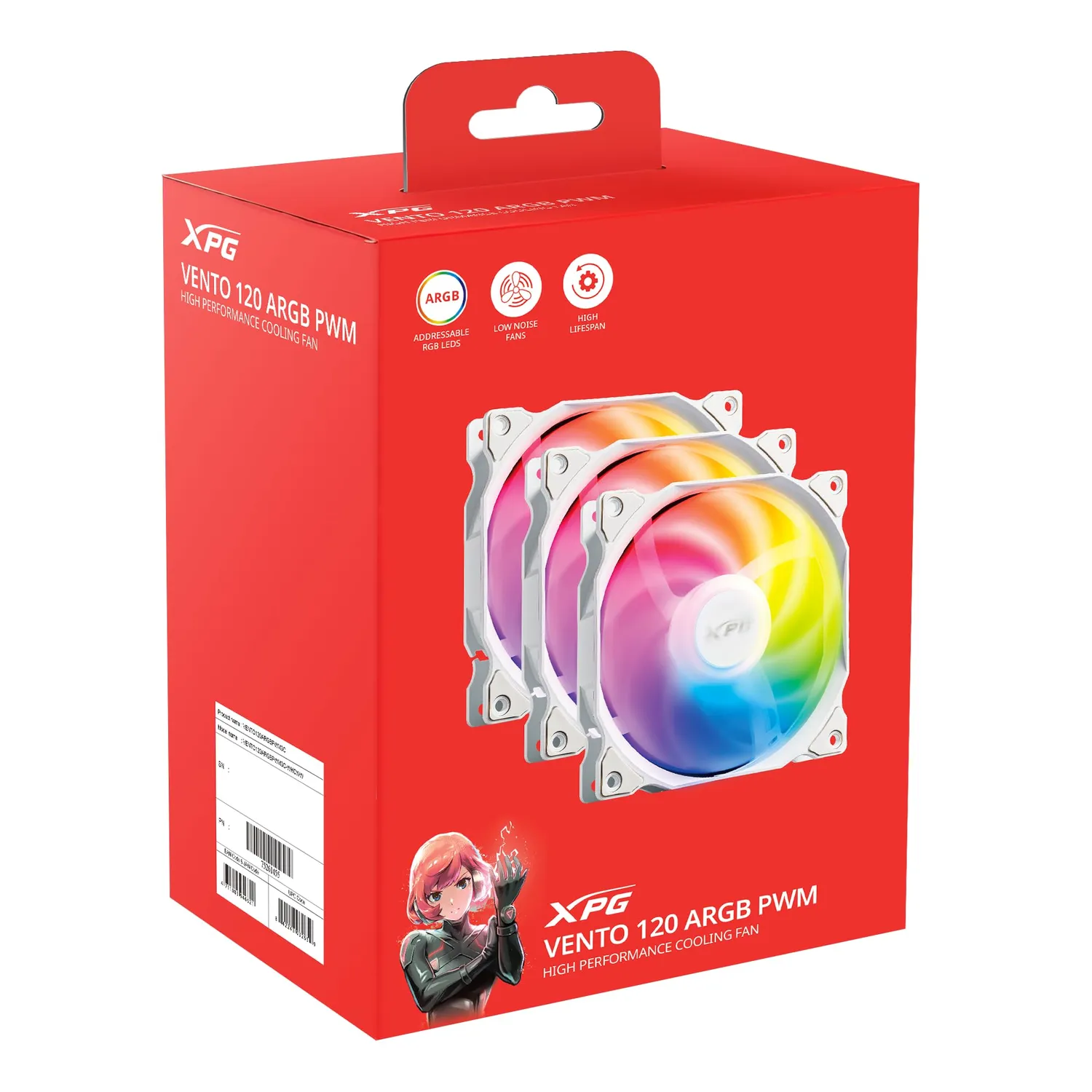 XPG Vento 120 ARGB Gehäuselüfter 120mm leise