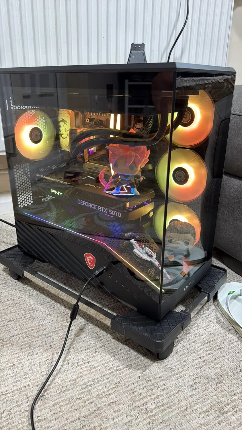 Lian Li Vector V100R Mini Gehäuse schwarz Temperglas mATX