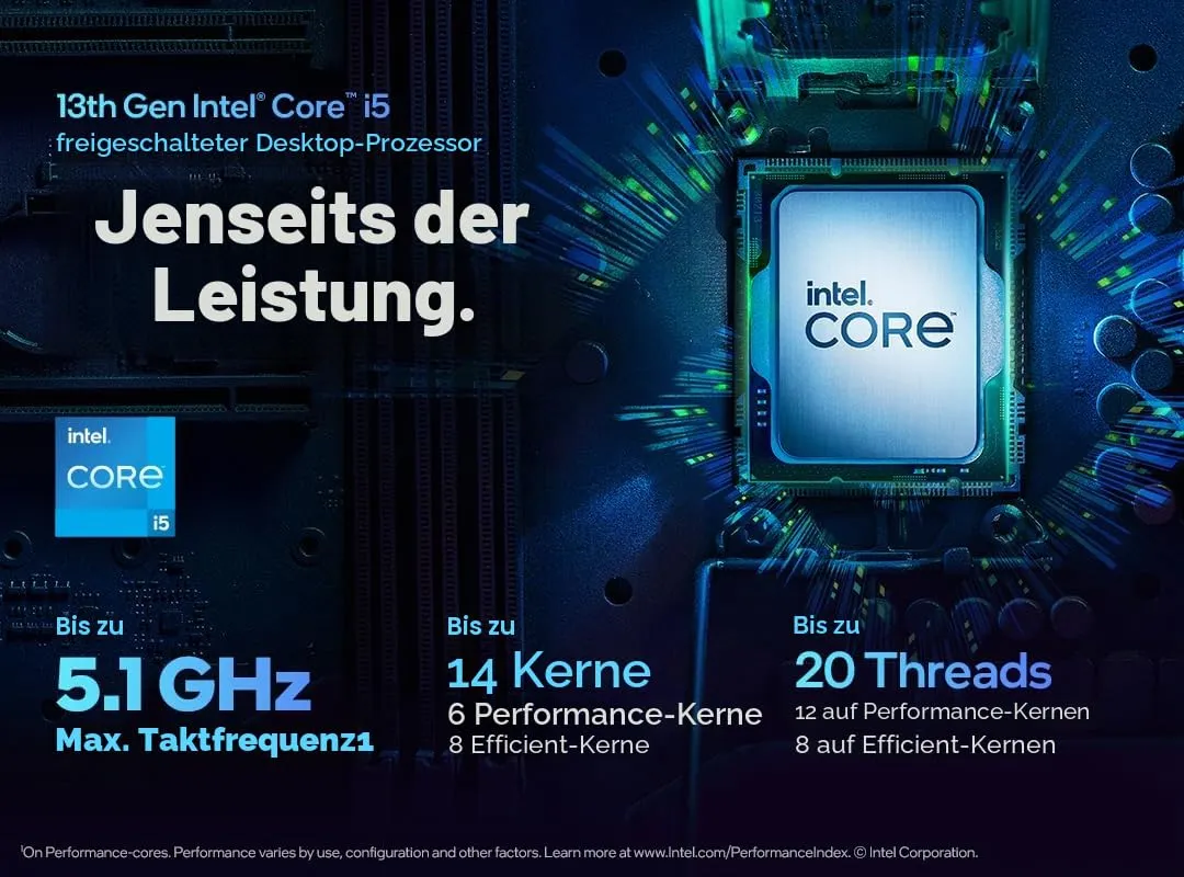 Intel Core i5-13600KF Prozessor LGA1700 14 Kerne