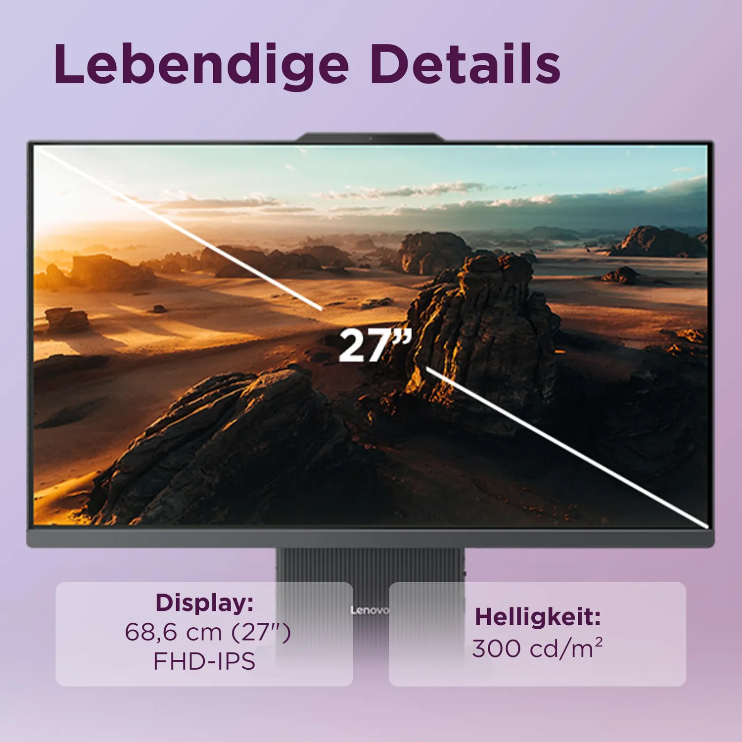 Lenovo IdeaCentre All-in-One 27" FHD Ryzen AI 5 16GB 1TB