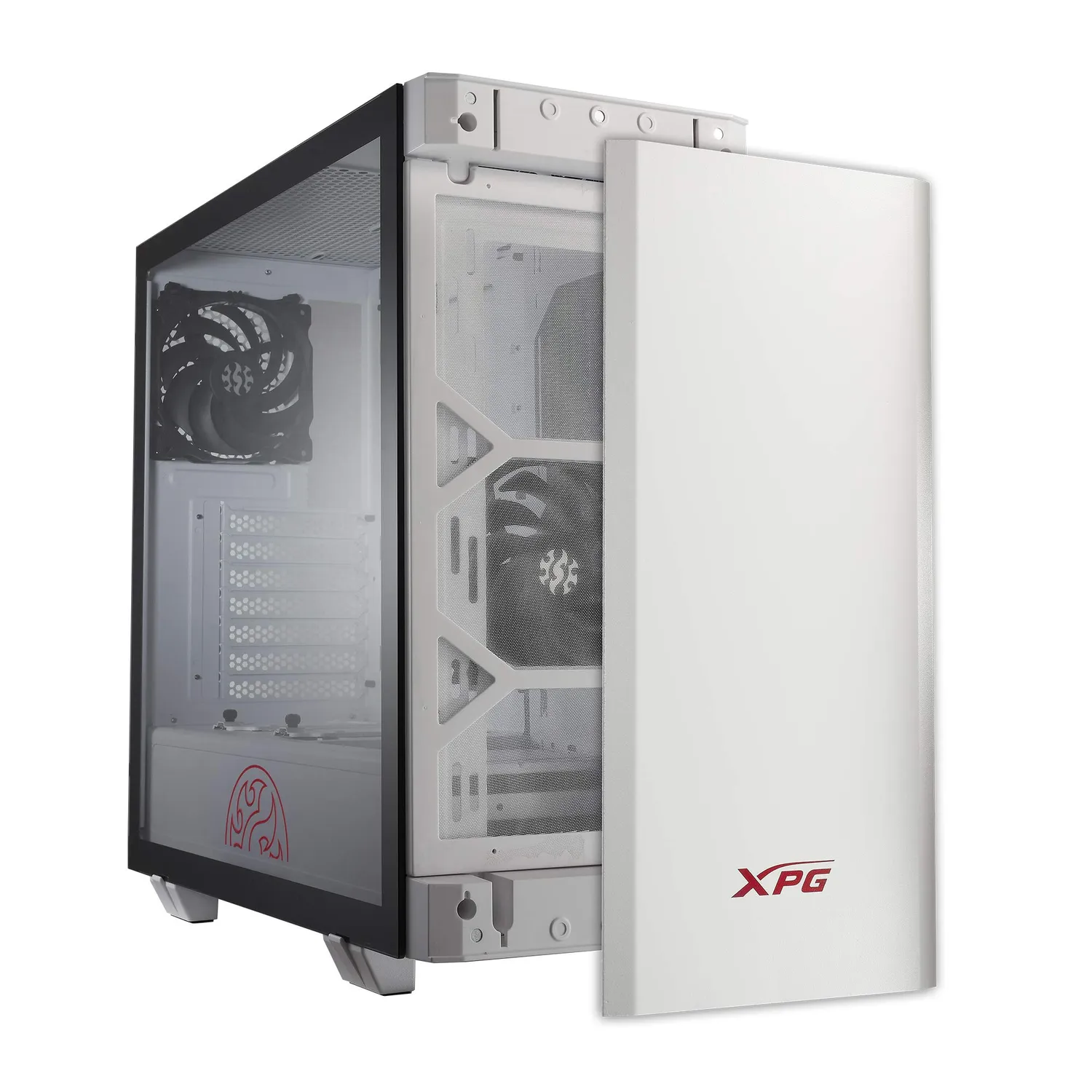 XPG Invader INVADER-WHCWW Gaming-Gehause Weiss RGB