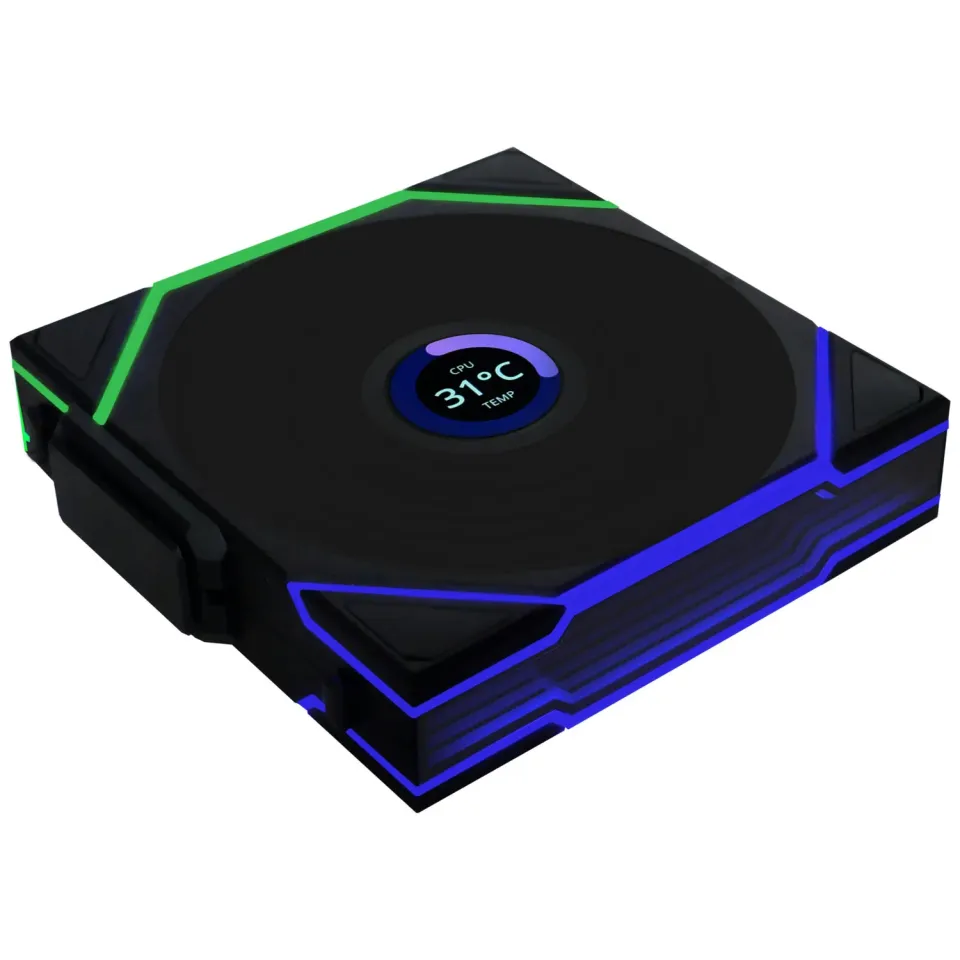 Lian Li UNI FAN TL Wireless LCD Lüfter 120mm RGB Schwarz