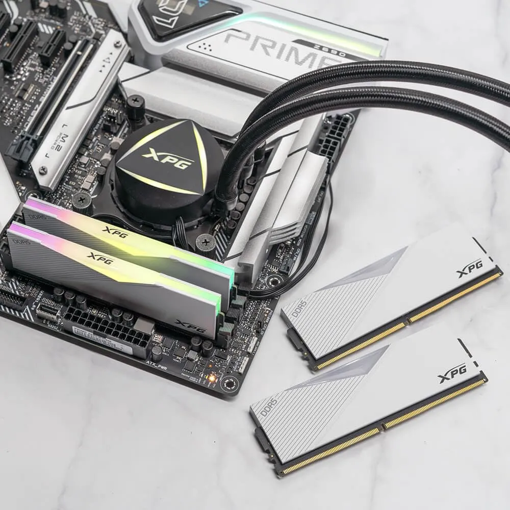 XPG Lancer RGB DDR5 RAM Kit 64GB 6000 Weiß