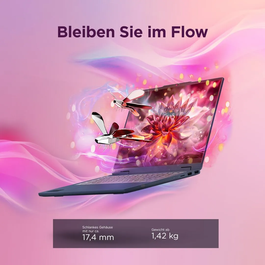 Lenovo IdeaPad 5 2-in-1 Convertible Ryzen AI 5 16GB 512GB