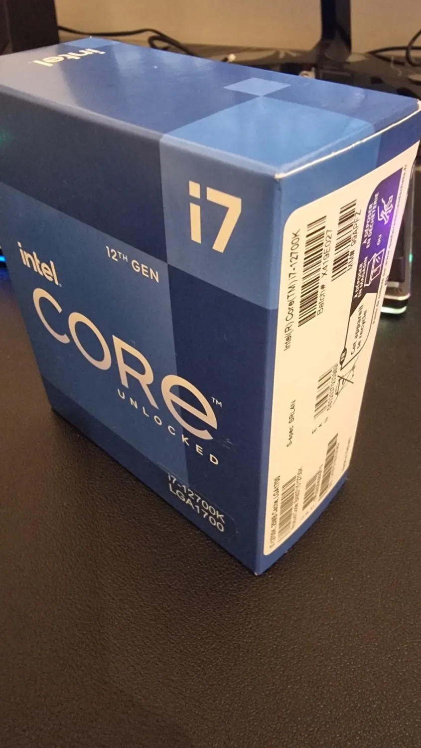 Intel Core i7-12700K Prozessor 12-Kerne LGA1700 20 Threads Box