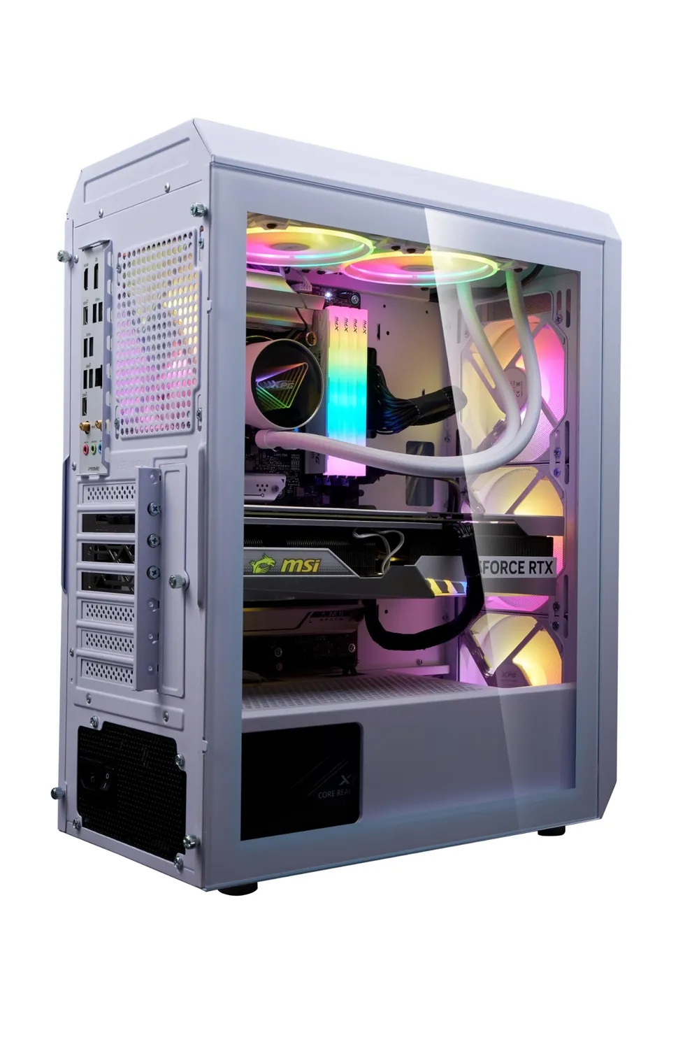 XPG Valor Air Plus VALORAIRPLUSMTA-WHCWW PC-Gehäuse weiß 4x ARGB