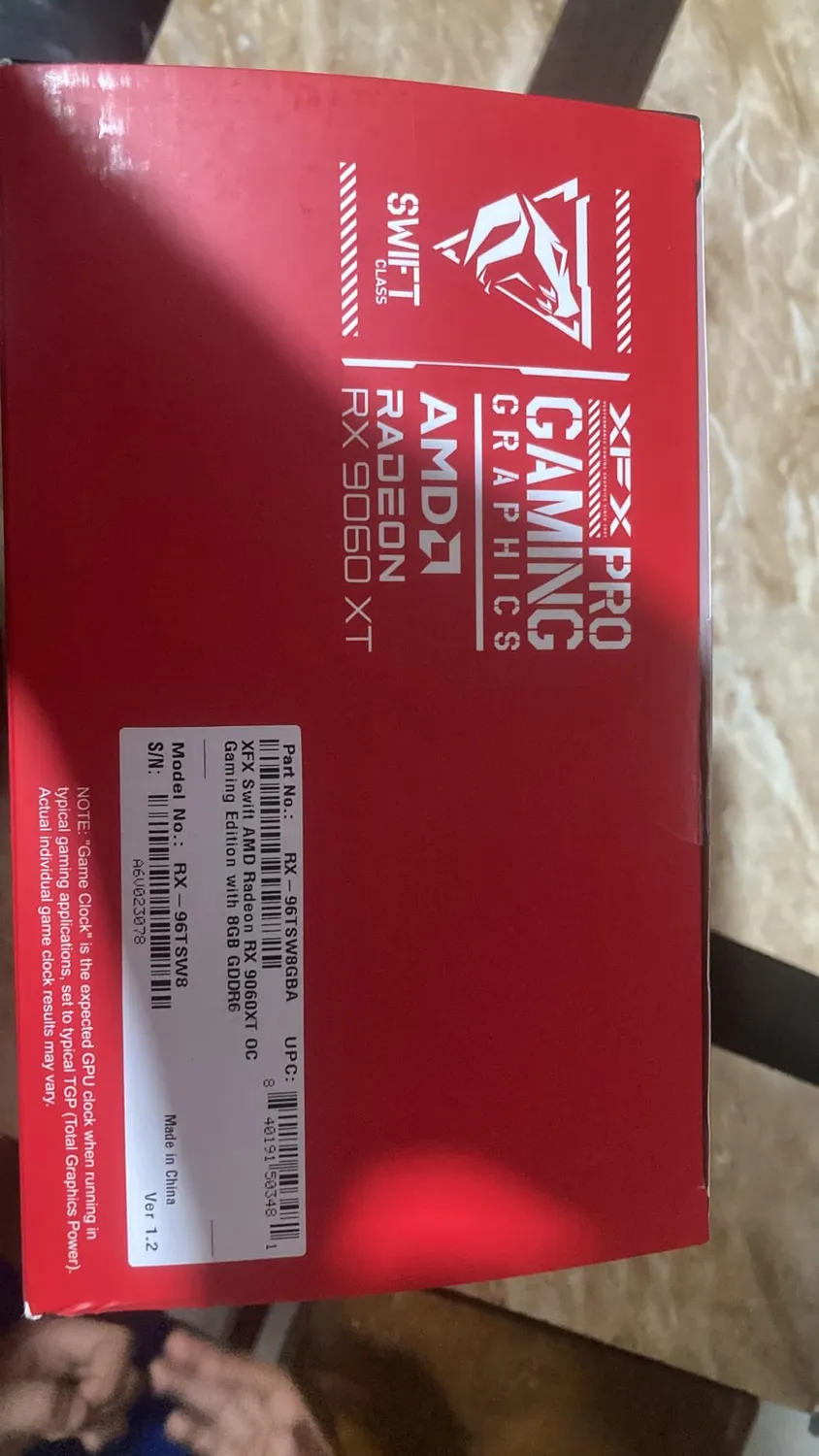 XFX Swift RX 9060 XT OC Grafikkarte 8GB GDDR6 RDNA 4