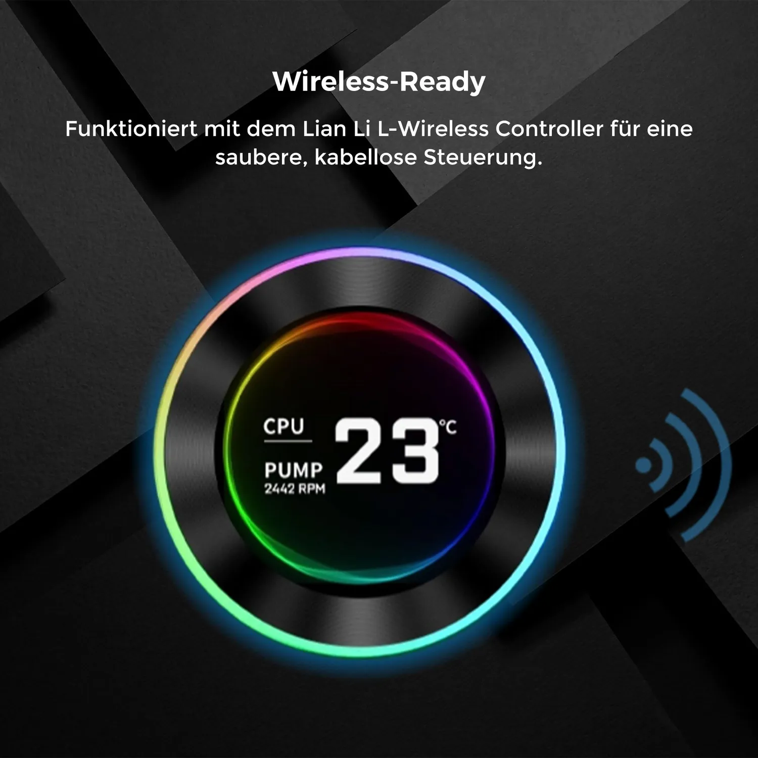 Lian Li HydroShift II LCD-C 360 TL Wireless Wasserkühlung Weiß