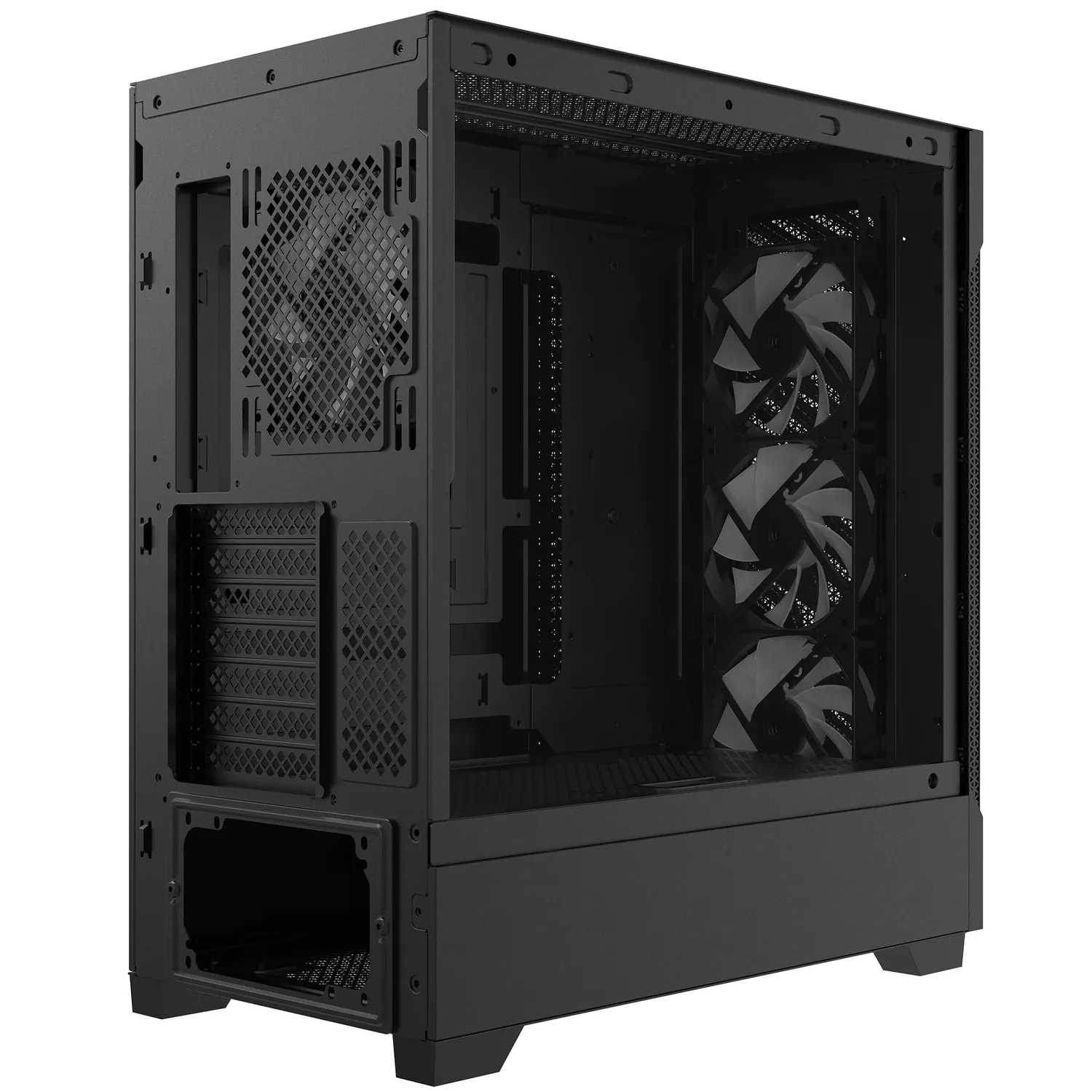XPG Starker Air BTF Mid-Tower Gehäuse schwarz 4x ARGB 360mm