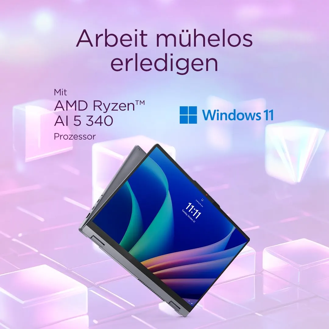 Lenovo IdeaPad 5 2-in-1 Laptop Ryzen AI 5 16GB 512GB