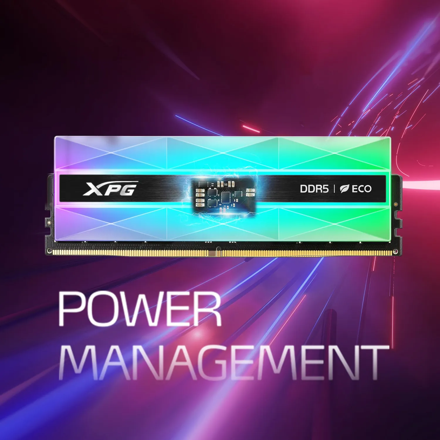 XPG Lancer Neon DDR5 RAM 16GB 6400 RGB