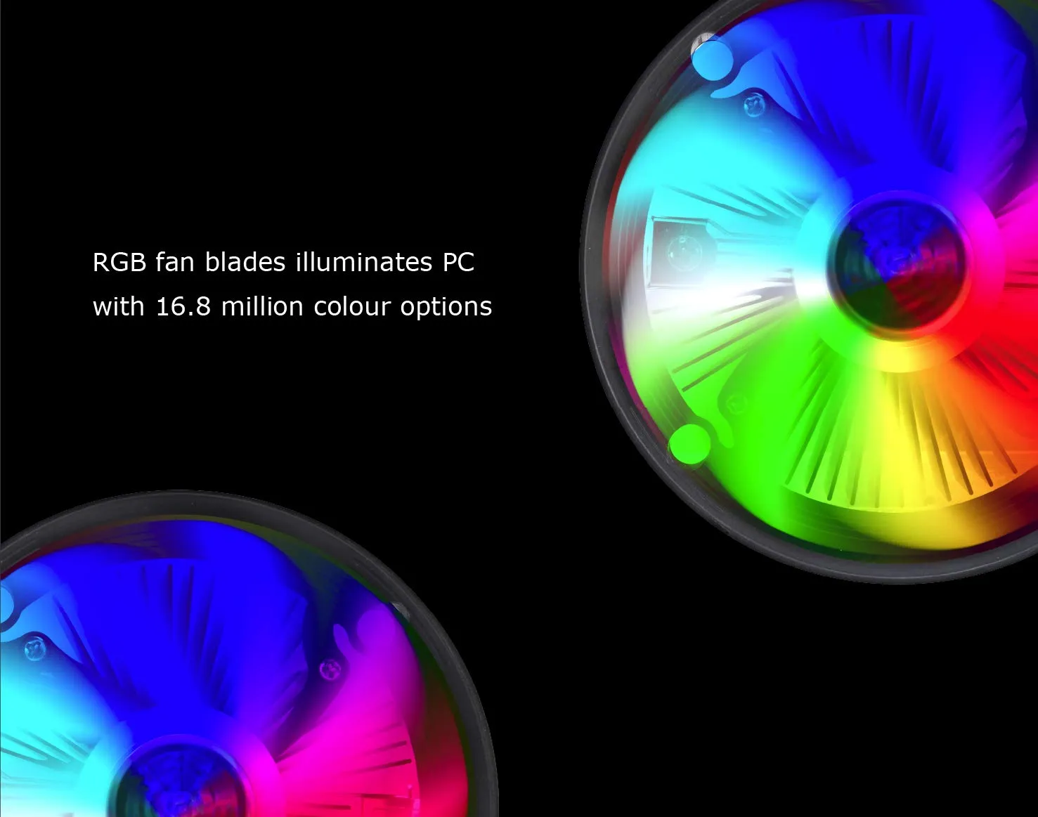 Akasa Vegas Chroma AM CPU-Kühler AM4 RGB AK-CC1106HP01