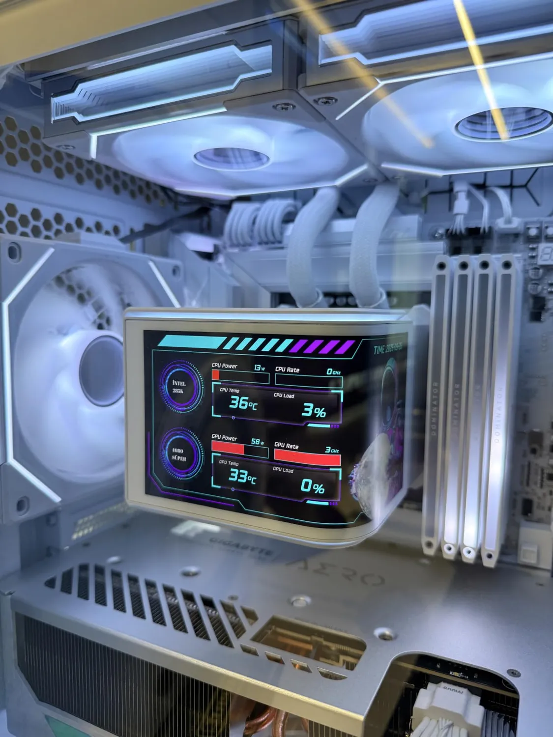 Lian Li HydroShift II OLED Curved 360 Wasserkühlung schwarz