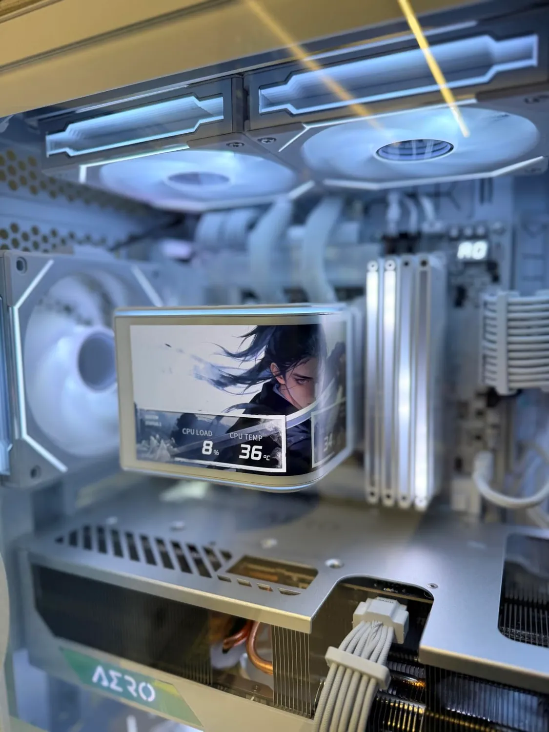 Lian Li HydroShift II OLED Curved 360 Wasserkühlung schwarz