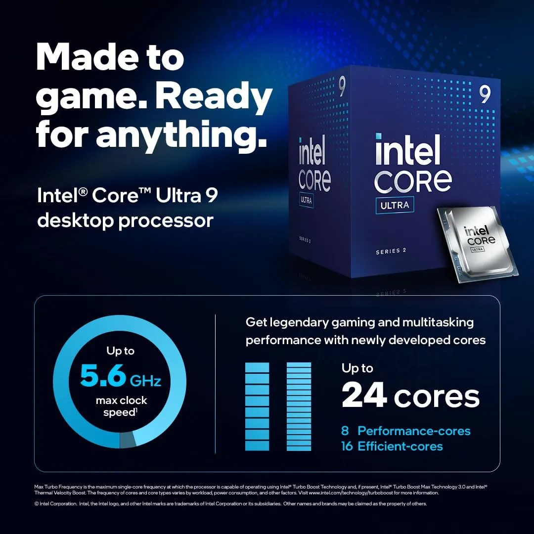 Intel Core Ultra 9 285 Prozessor 24 Kerne 5,6 GHz