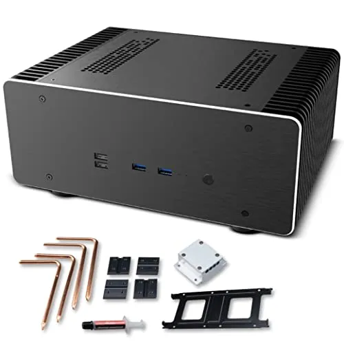 Akasa Maxwell Pro Plus A-ITX48-M2B Mini-ITX Gehäuse lüfterlos