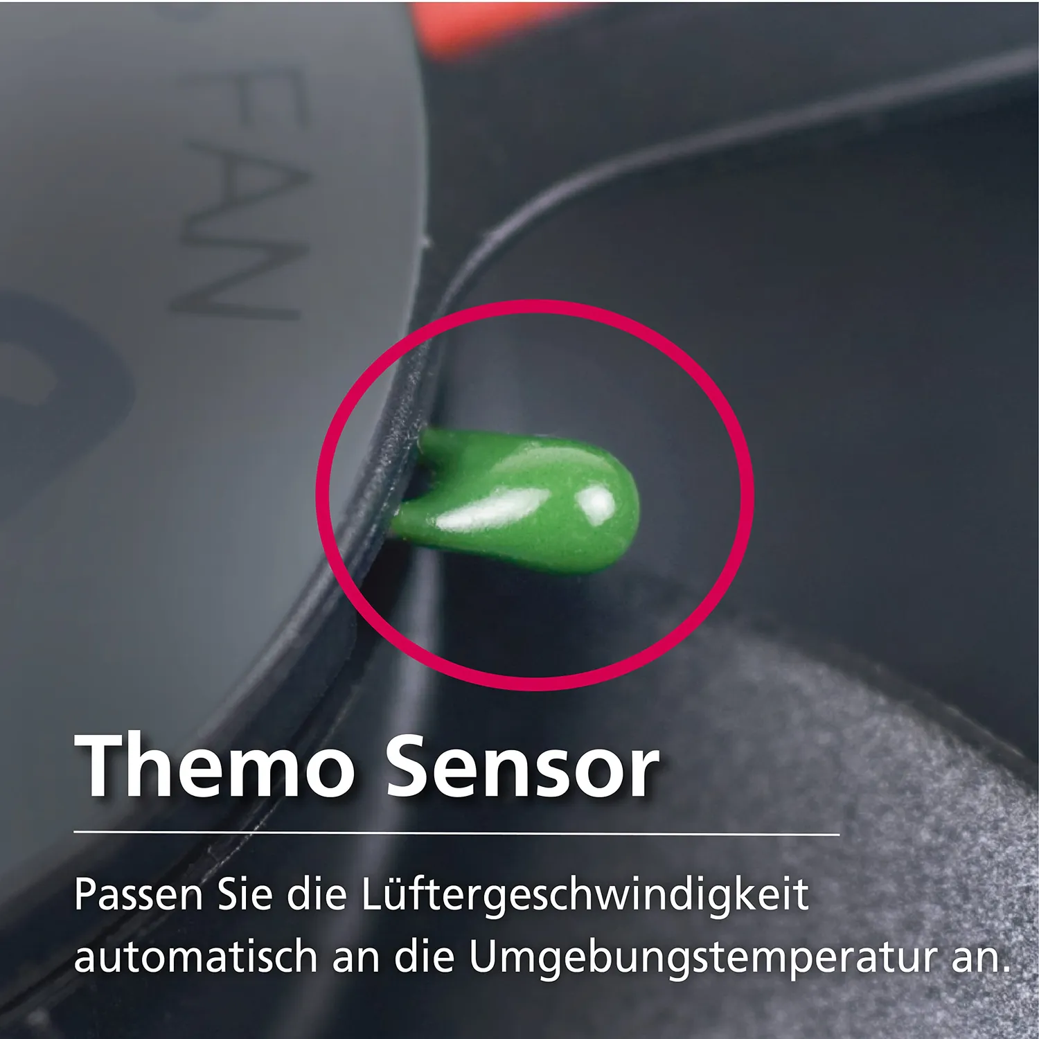 Akasa AK-174BKT-B 120mm Gehäuselüfter thermogeregelt