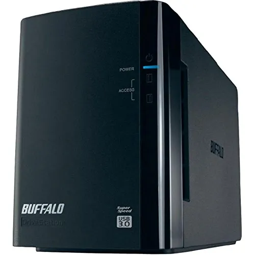 Buffalo DriveStation Duo HD-WL8TU3R1-EB externe Festplatte 8TB RAID