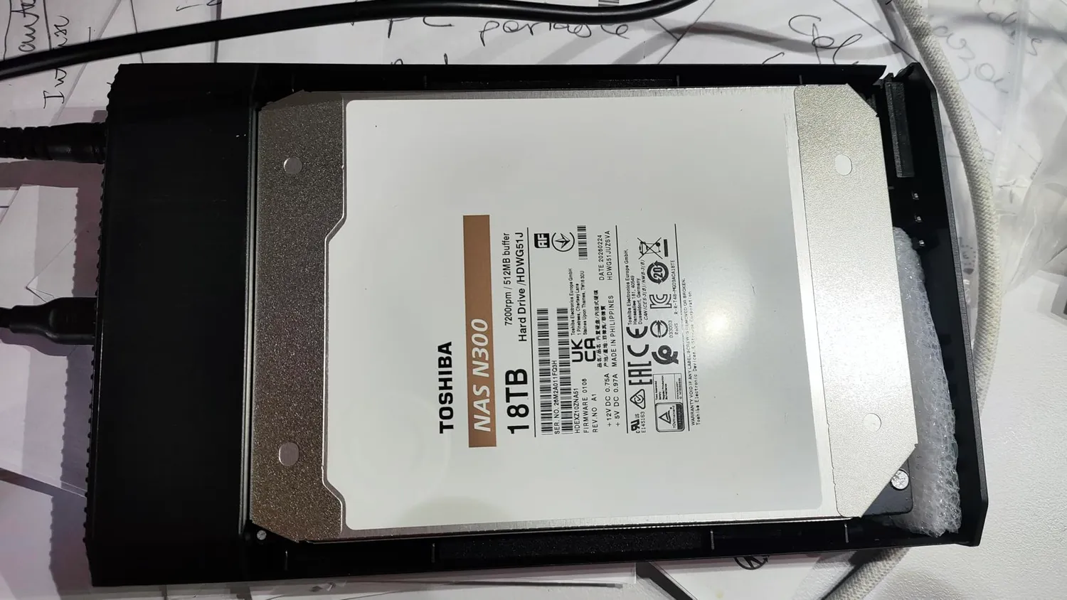 Toshiba N300 NAS-Festplatte 3,5 Zoll 4TB 7200rpm
