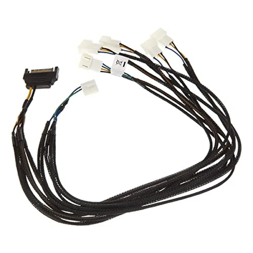 Akasa FLEXA FP5S Lüfter-Splitterkabel 1-zu-5 PWM 45cm