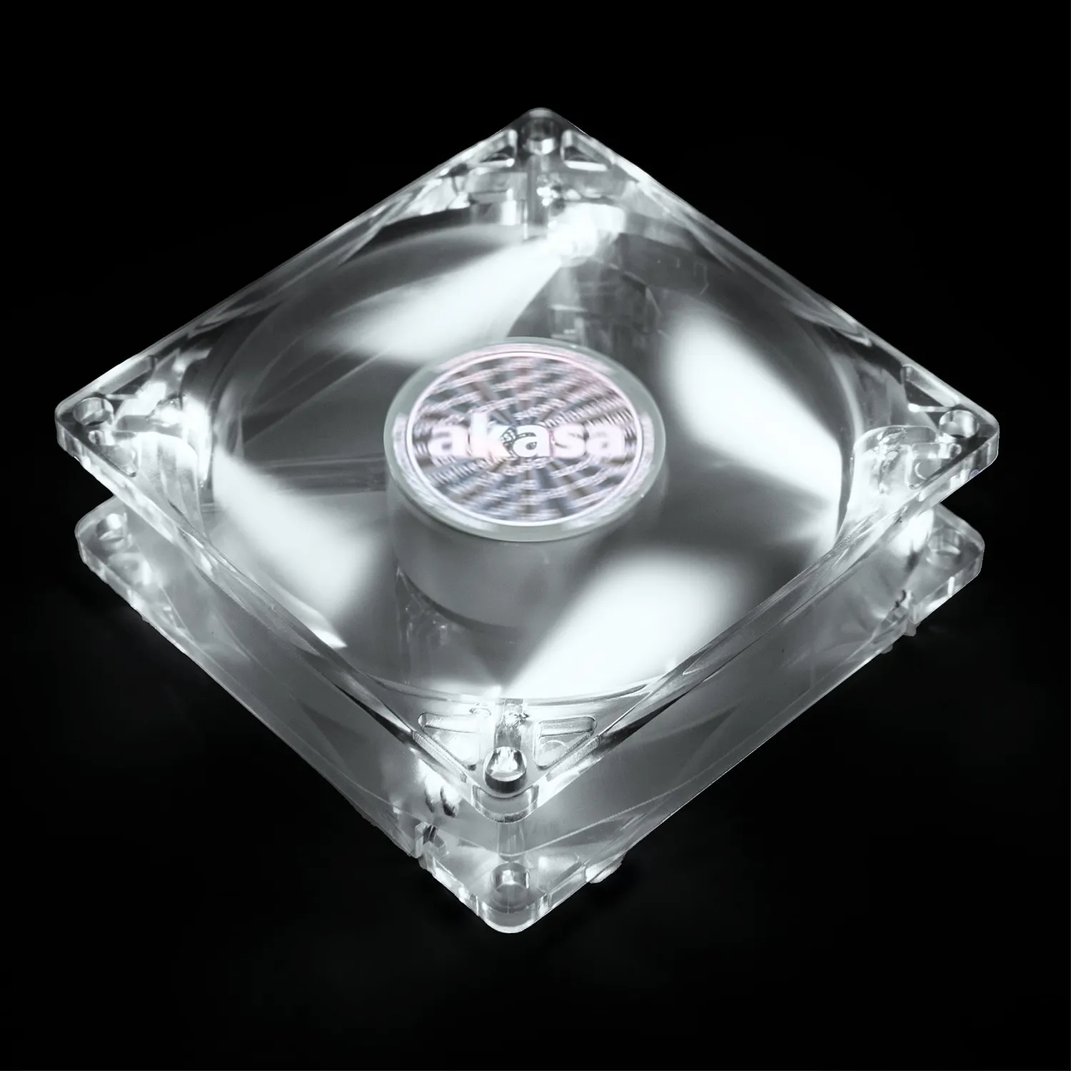 AKASA AK-FN054 80mm Gehäuselüfter Weiß LED leise