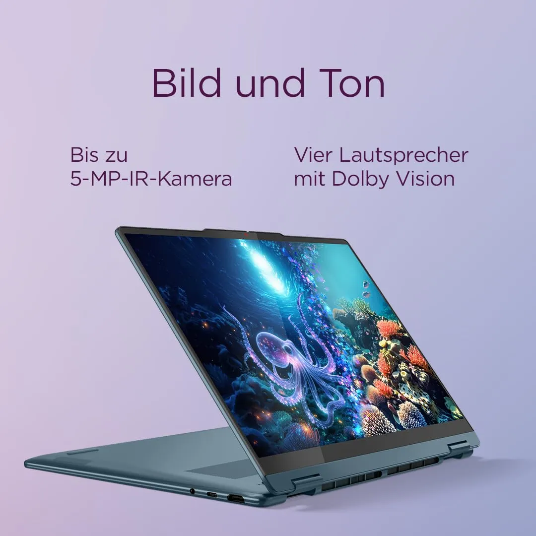 Lenovo Yoga 7 2-in-1 Convertible 14" OLED Ryzen AI 7 16GB 512GB