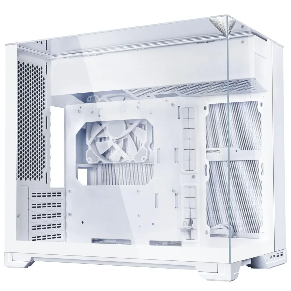 Lian Li O11 Vision-M PC-Gehäuse weiß mATX Glas