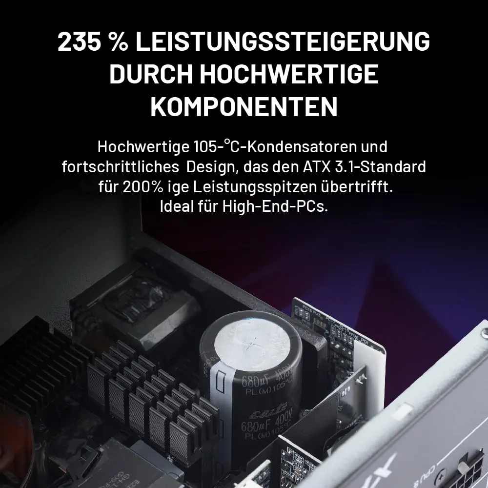 XPG Core Reactor II VE Netzteil 850W ATX 3.1 Gold