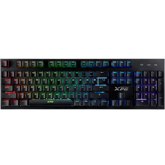 XPG INFAREX K10 Gaming-Tastatur RGB schwarz 104 Tasten