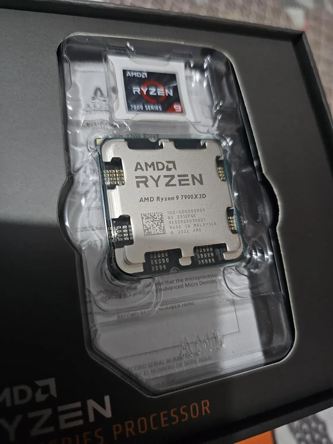AMD Ryzen 9 7900X3D Prozessor AM5 12 Kerne Gaming