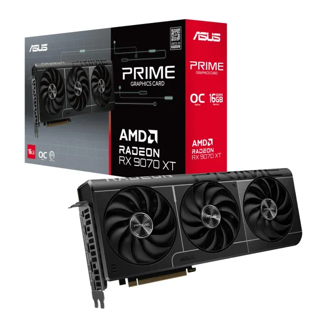 AMD Radeon RX 9070 XT Grafikkarte 16GB Prime OC