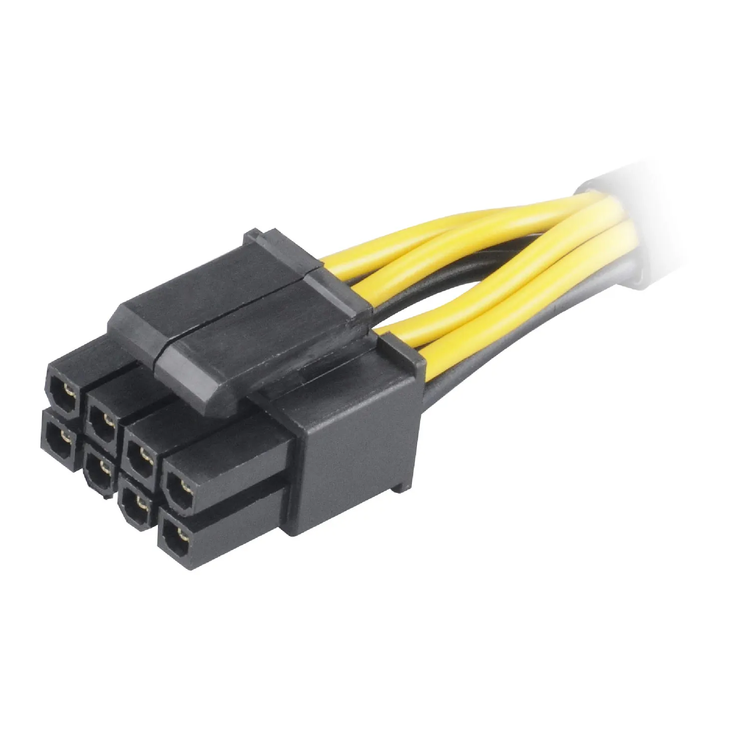 Akasa AK-CBPW10-15BK Adapterkabel 4-Pin auf 8-Pin 15cm