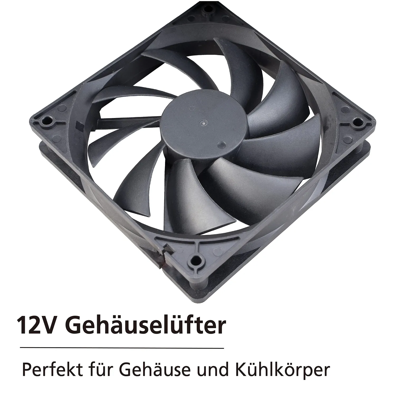 Akasa AK-174BKT-B 120mm Gehäuselüfter thermogeregelt