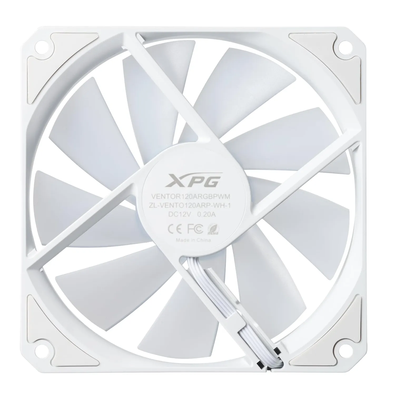 XPG Vento R 120 Gehäuselüfter Weiß Reverse ARGB