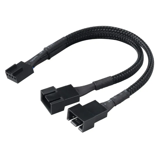 Akasa AK-CBFA04-15 PWM Lüfter Splitter Kabel 15cm 1 zu 2