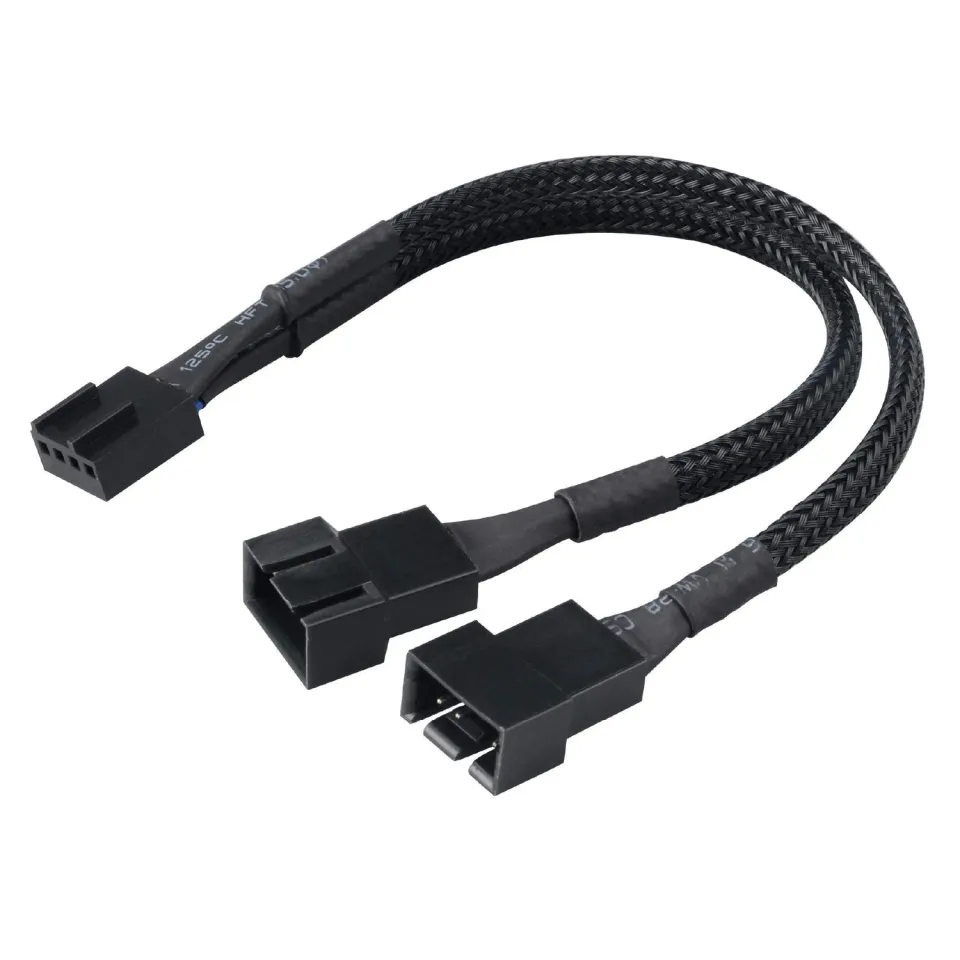 Akasa AK-CBFA04-15 PWM Lüfter Splitter Kabel 15cm 1 zu 2