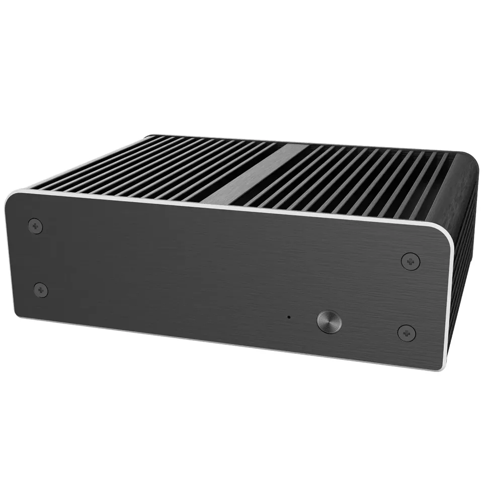 Akasa Machina N A-NVD01-M1B Mini-PC-Gehäuse 0,8L Alu lüfterlos
