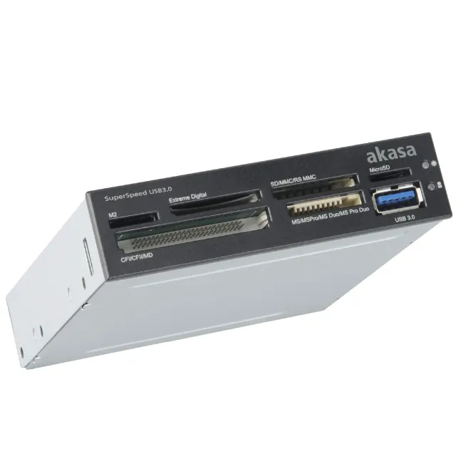 AKASA AK-ICR-14 Kartenleser 3,5 Zoll USB 3.0 6-Port