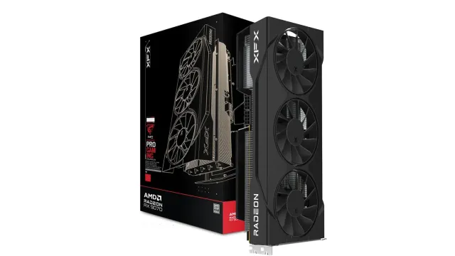 AMD Radeon RX 9070 GRE Grafikkarte 12GB Triple Fan