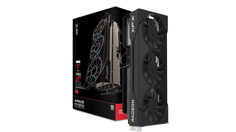 AMD Radeon RX 9070 GRE Grafikkarte 12GB Triple Fan