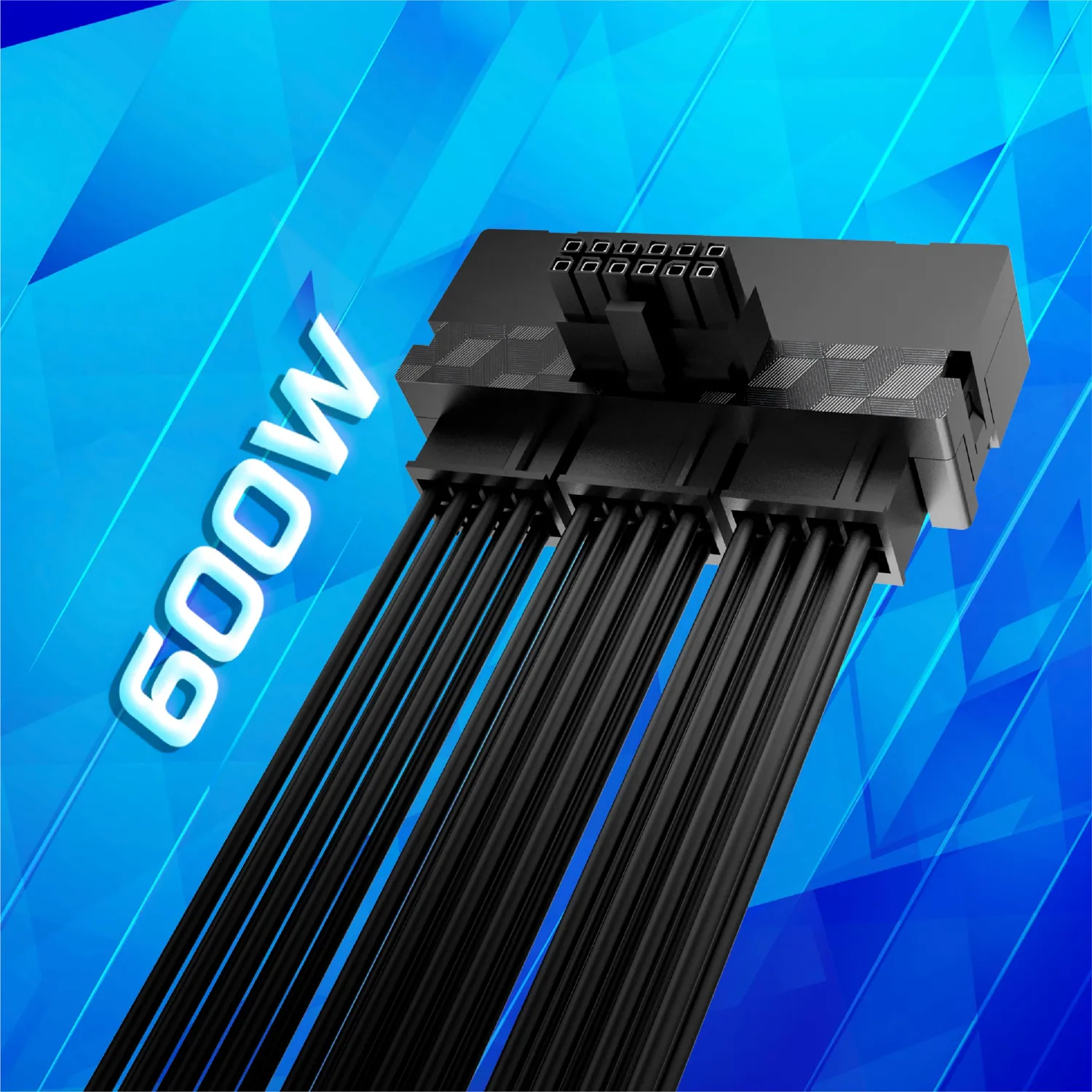 Akasa 12VHPWR Adapter AK-CBPW30-BK 90 Grad 600W 3x8-Pin
