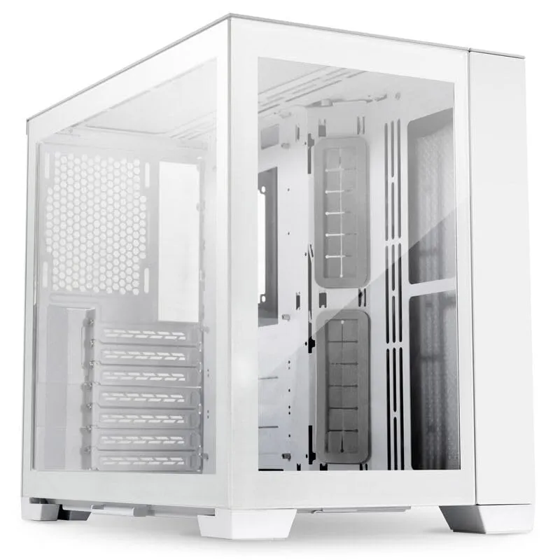 Lian Li O11D Mini Snow Gehäuse weiß Midi-Tower Glas