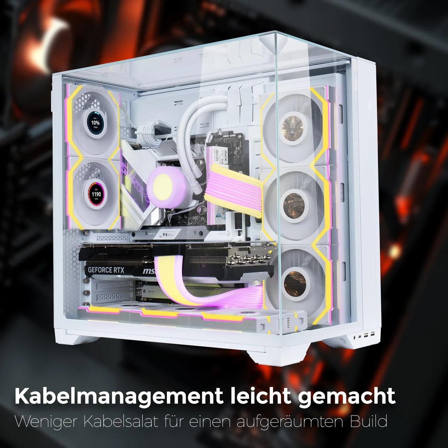 Lian Li UNI FAN SL 120mm Lüfter weiß Reverse 1er