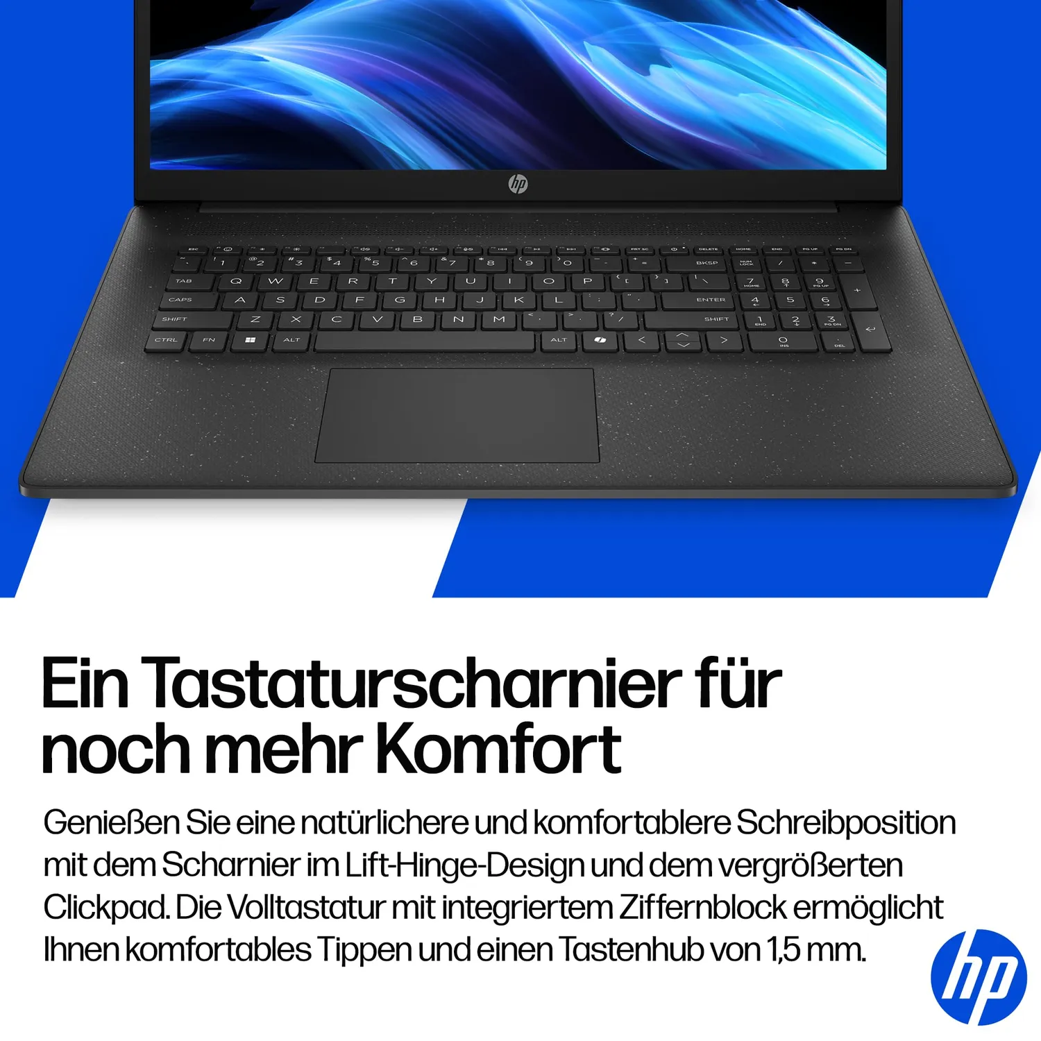 HP 17,3 Zoll Laptop Ryzen 5 7520U 8GB 512GB schwarz