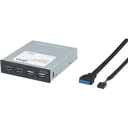 Akasa AK-ICR-12V3 Frontpanel USB 3.0 3,5 Zoll 4-Port