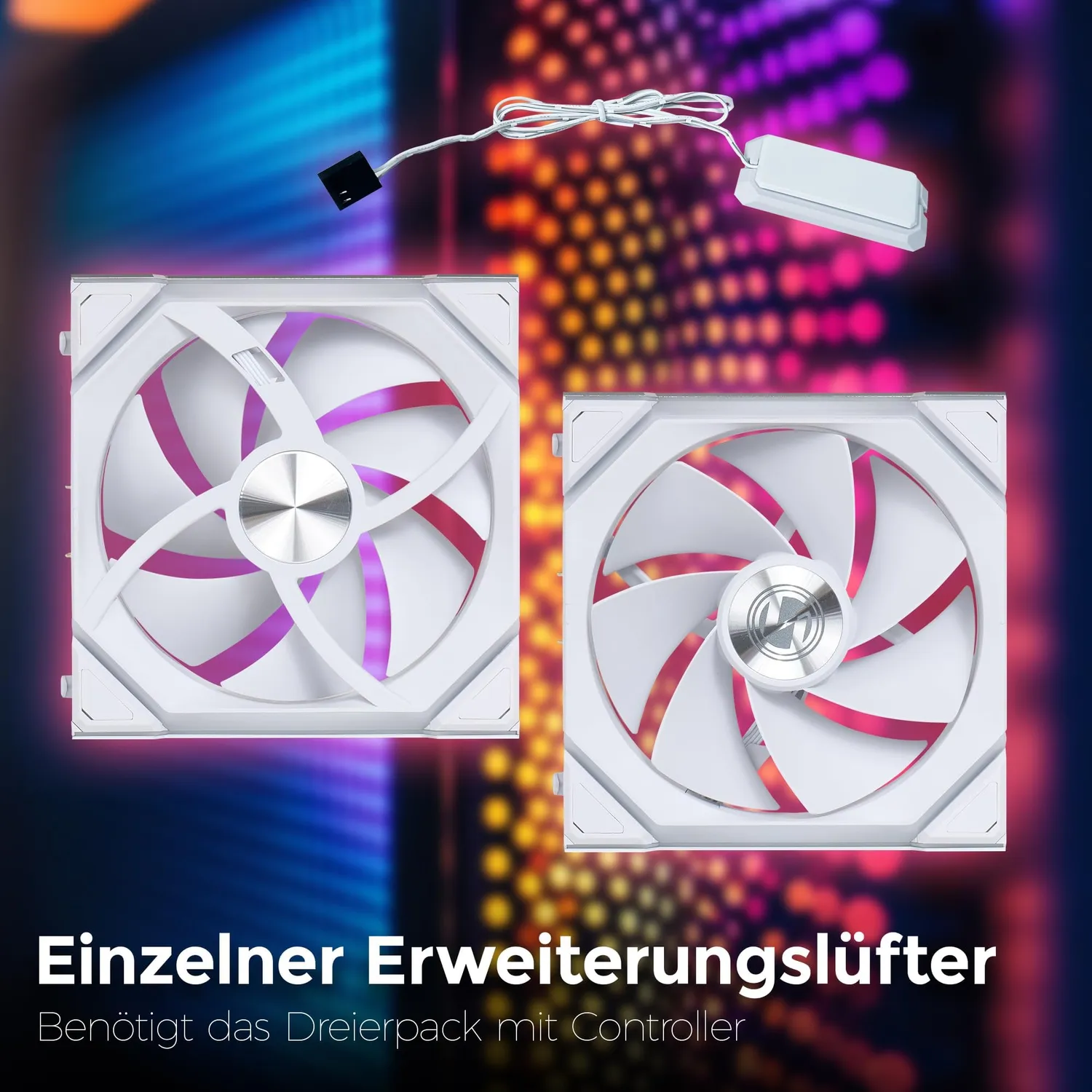 Lian Li UNI FAN SL 120mm Lüfter weiß Reverse 1er