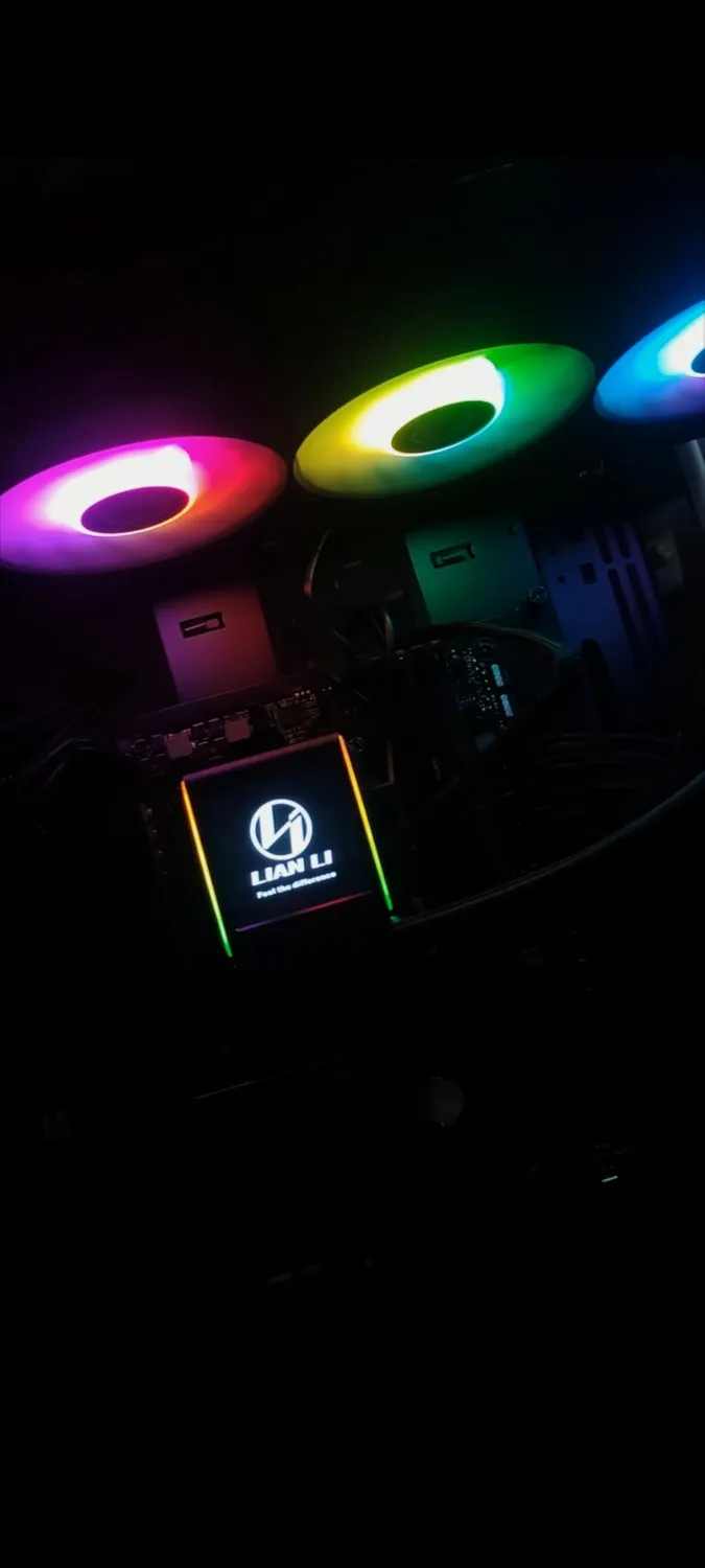 Lian Li Galahad LCD CPU-Kühler Wasserkühlung 280mm Schwarz